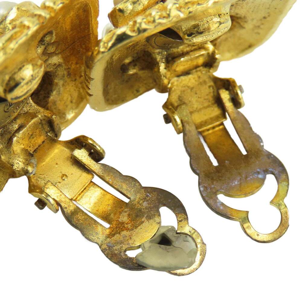 CHANEL Authentic Gold Earrings - Picture 5 of 9